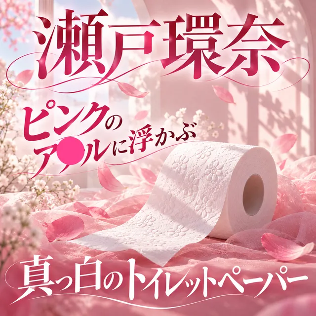 【瀬戸環奈/ア●ルトイレットペーパー】ピンクのア●ルに浮かぶ真っ白のトイレットペーパー