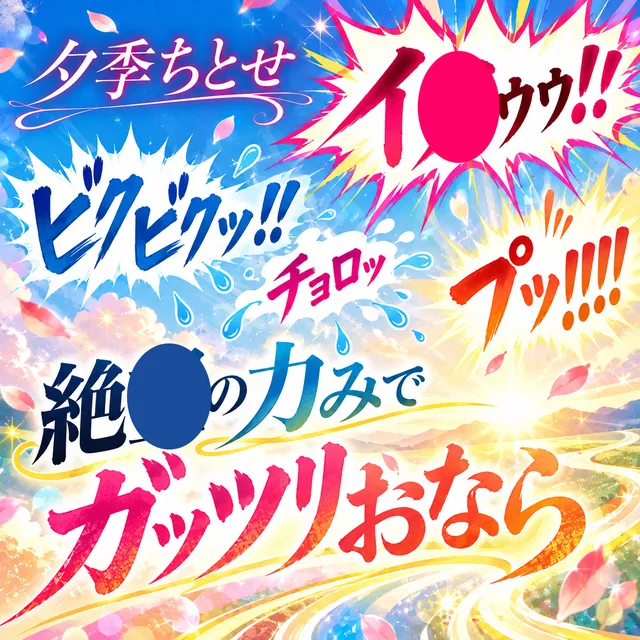 「イクゥゥ！！（ビクビクッ！！）（チョロッ）（ﾌﾟｯ!!!!）」絶頂の力みでおなら